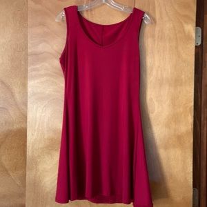 Dress size large burgundy